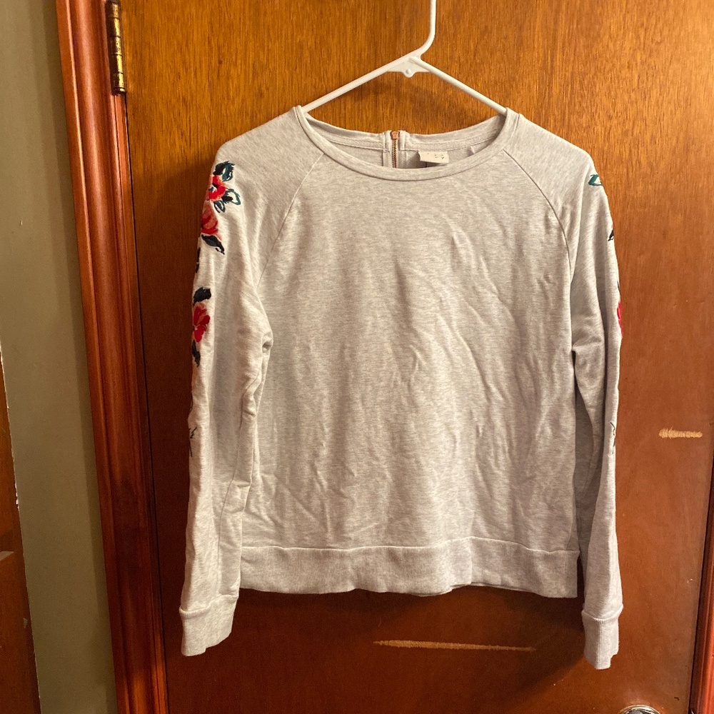 A New Day Embroidered Sweater Size M